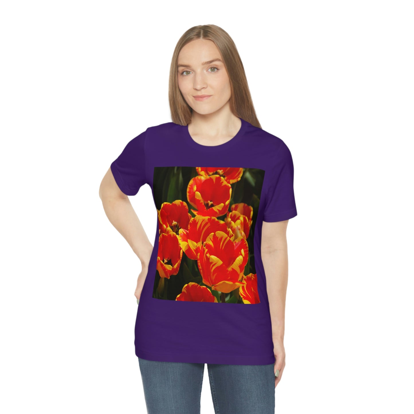 Flowers 19 Unisex Jersey Short Sleeve Tee