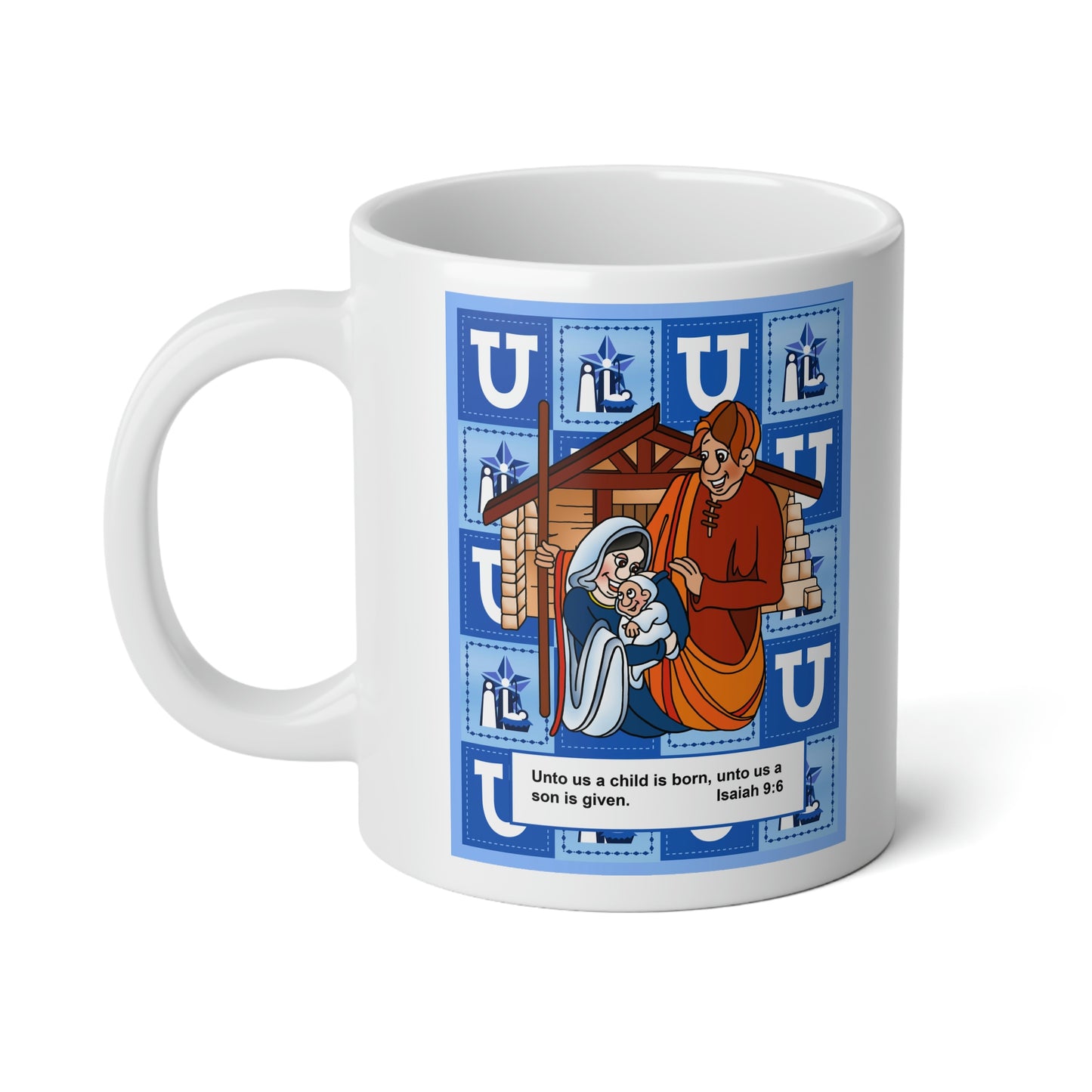 The Bible as Simple as ABC U Jumbo Mug, 20oz