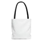 The Bible as Simple as ABC X AOP Tote Bag