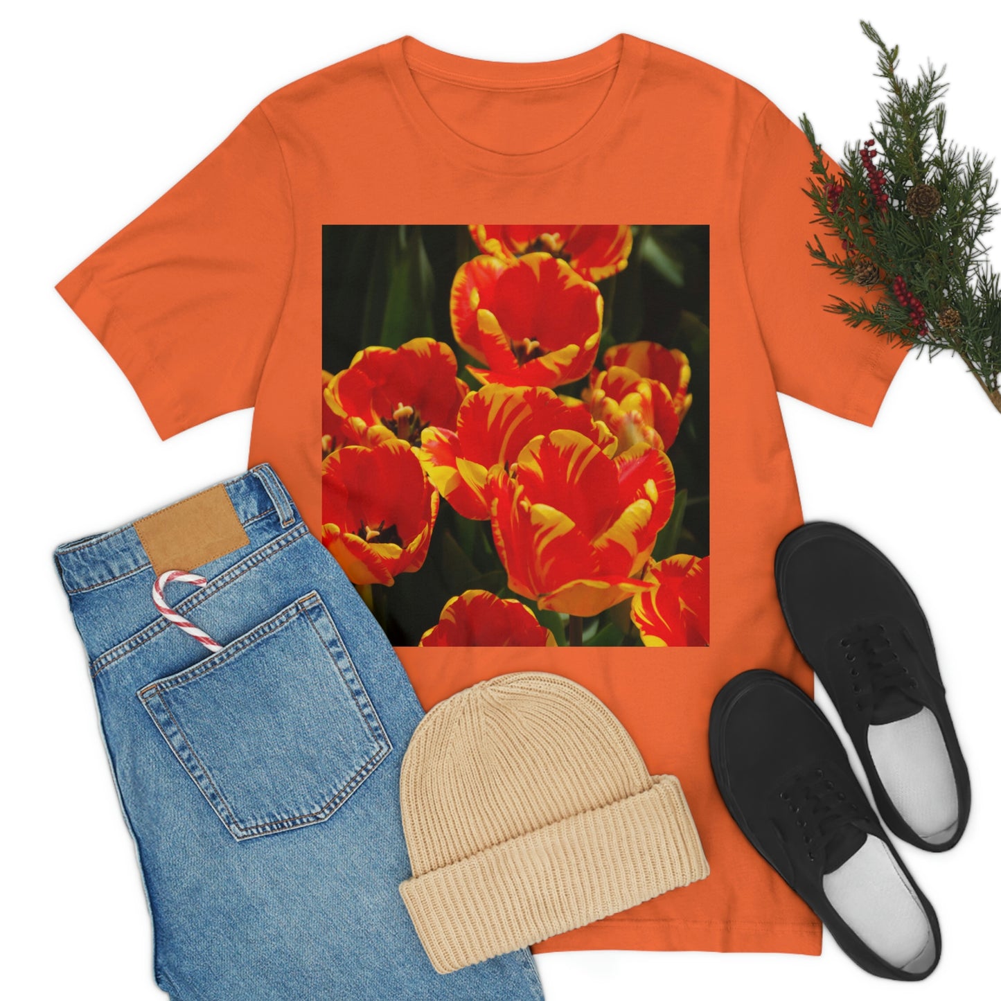 Flowers 19 Unisex Jersey Short Sleeve Tee