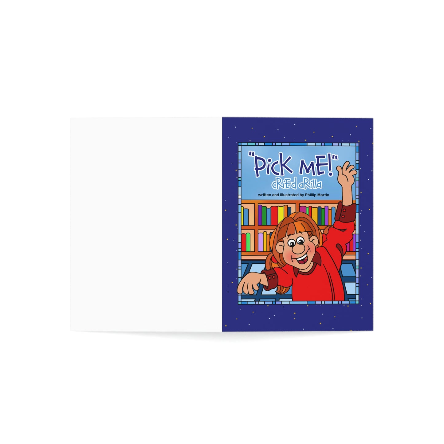 Pick Me Cried Arilla Greeting Cards (1, 10, 30, and 50pcs)