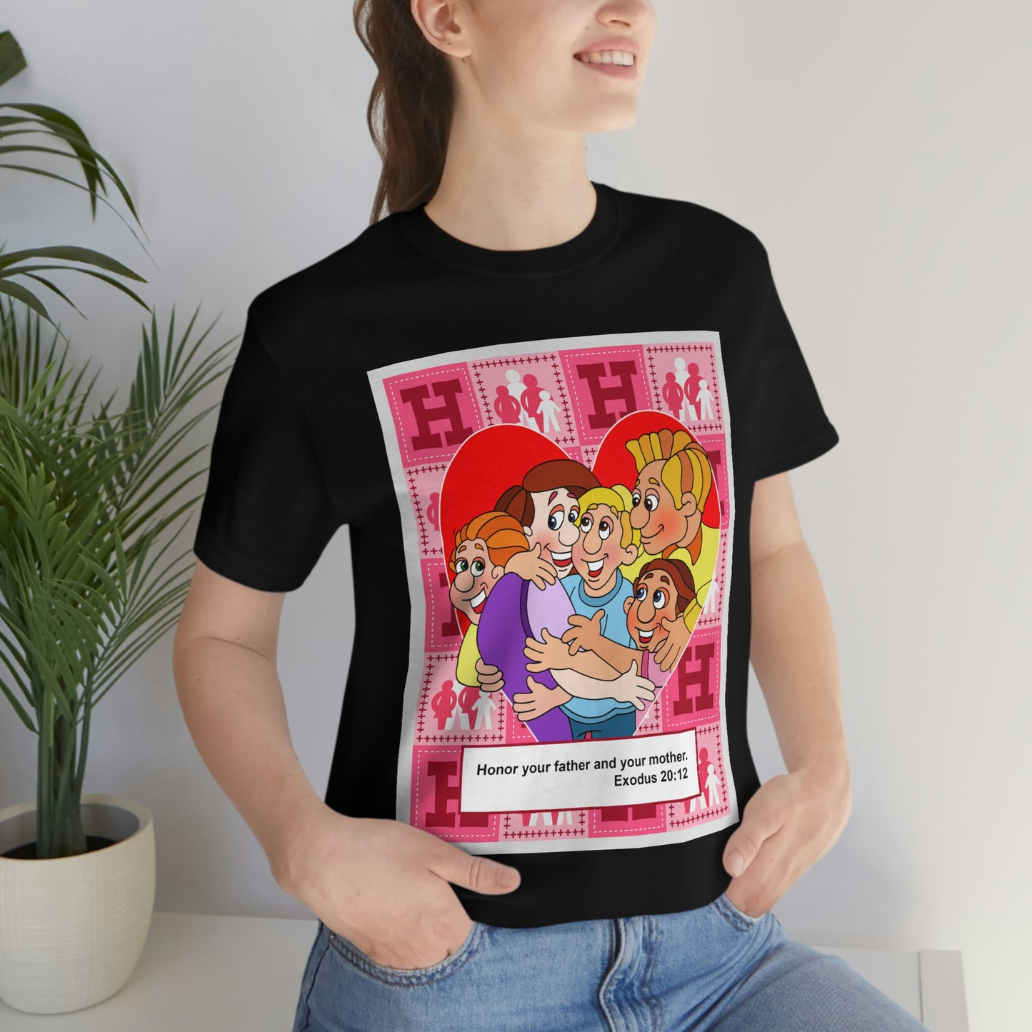 The Bible as Simple as ABC H Unisex Jersey Short Sleeve Tee