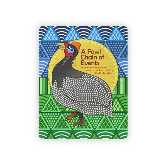 A Fowl Chain of Events Kids' Puzzle, 30-Piece