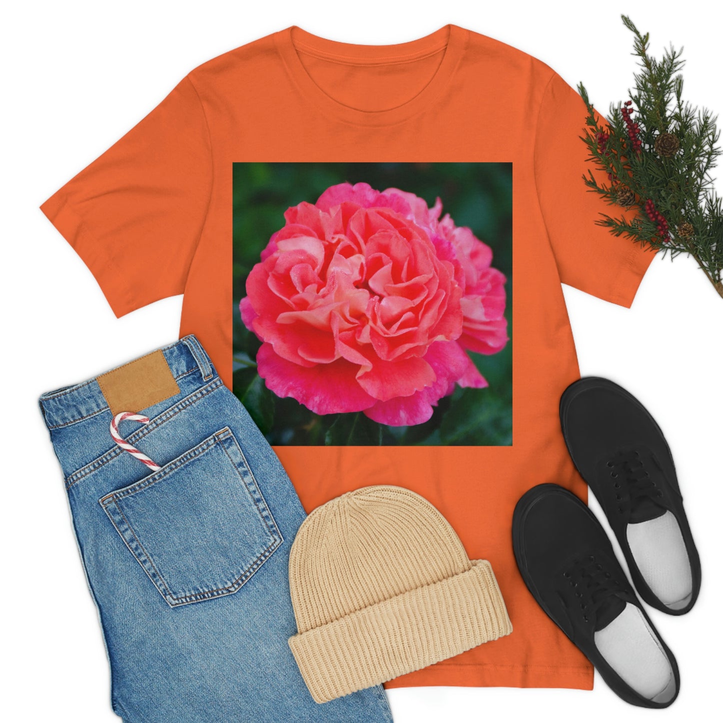 Flowers 08 Unisex Jersey Short Sleeve Tee