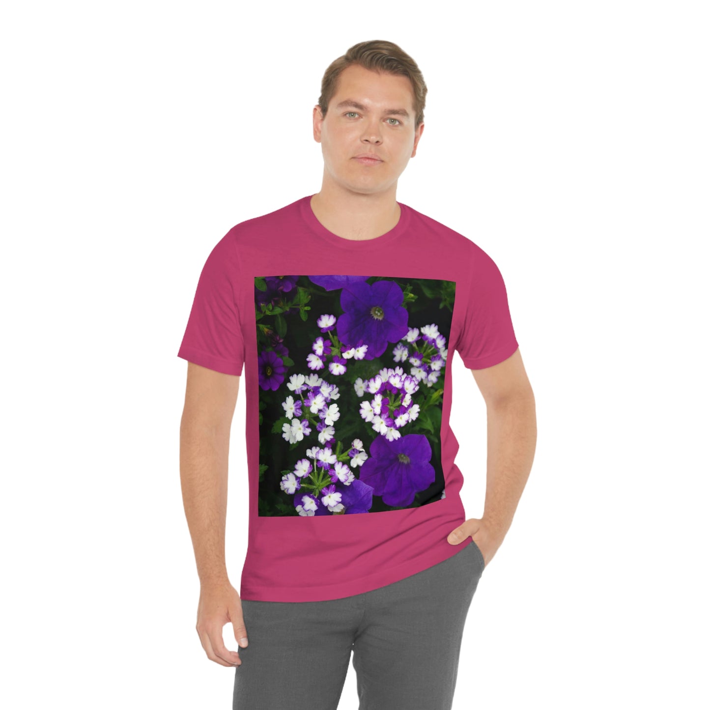 Flowers 04 Unisex Jersey Short Sleeve Tee