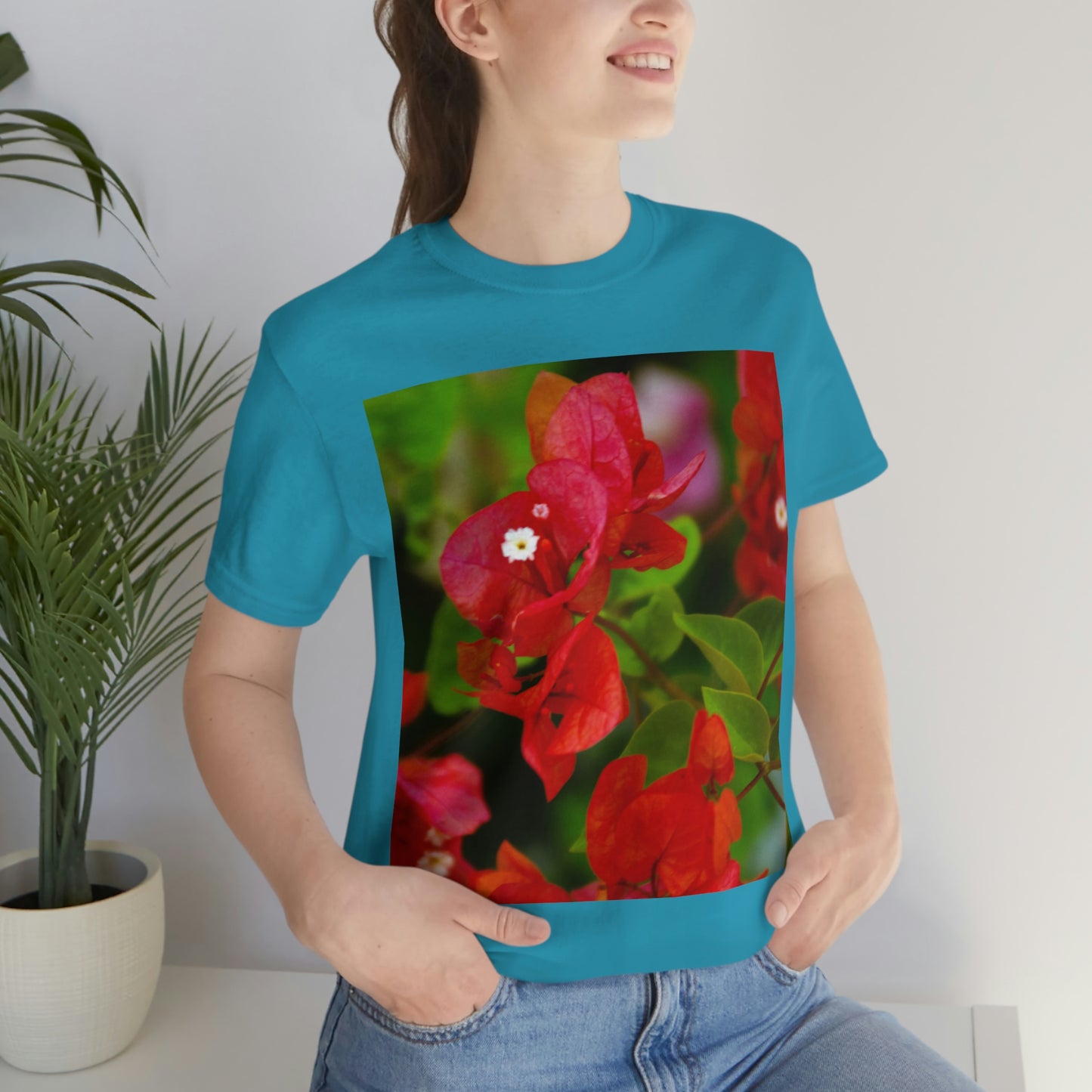 Flowers 28 Unisex Jersey Short Sleeve Tee