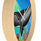 Gray Whale Wall Clock