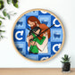 The Bible as Simple as ABC C Wall Clock