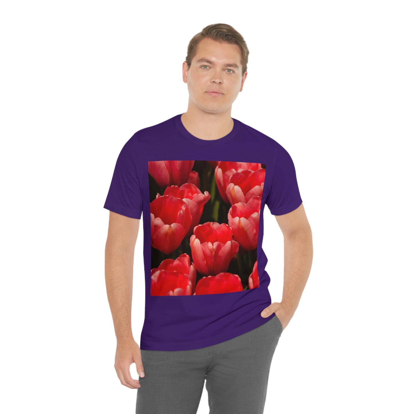 Flowers 09 Unisex Jersey Short Sleeve Tee