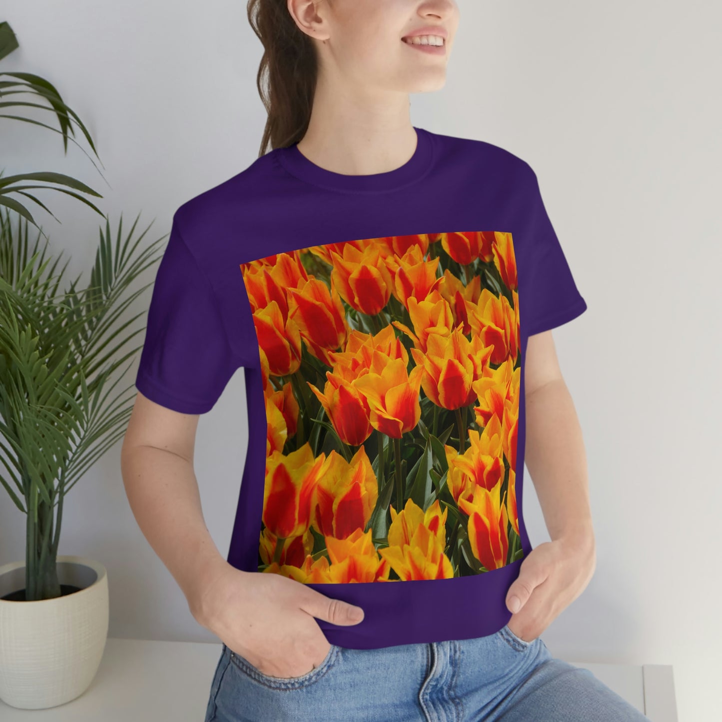 Flowers 18 Unisex Jersey Short Sleeve Tee
