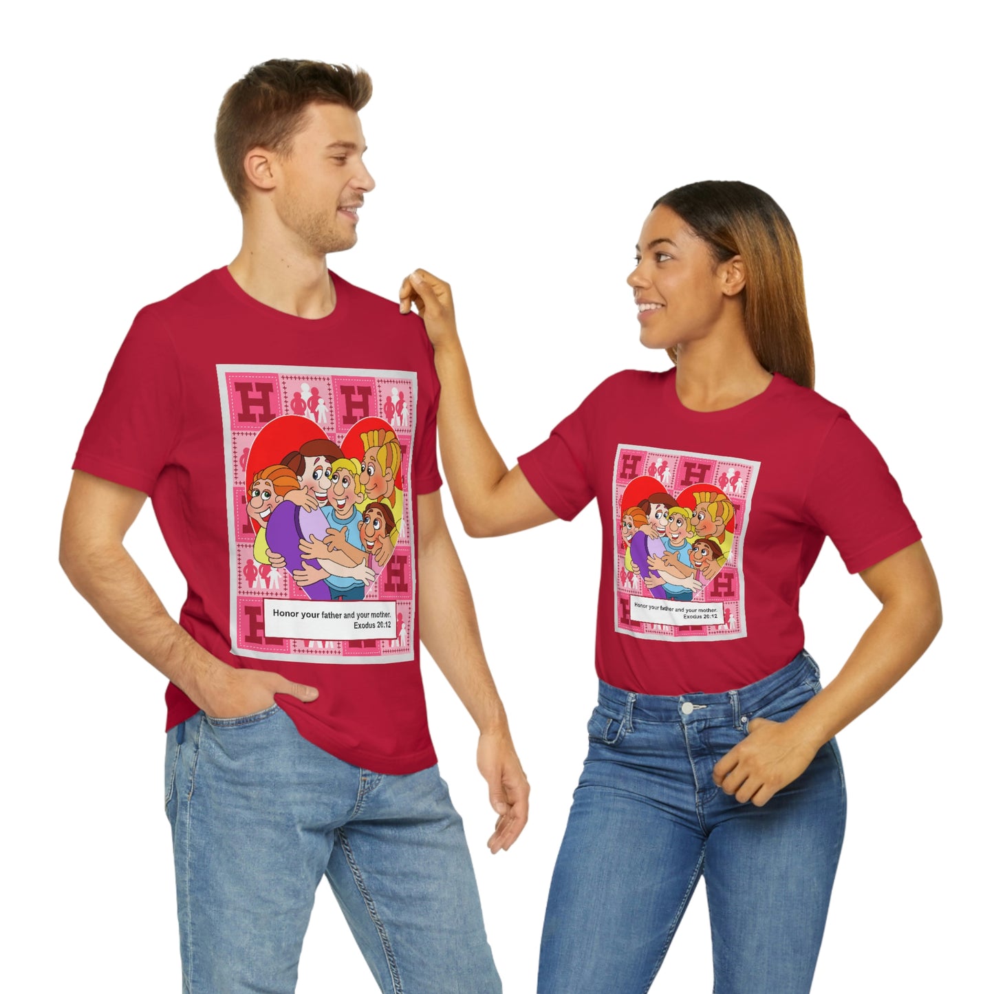 The Bible as Simple as ABC H Unisex Jersey Short Sleeve Tee
