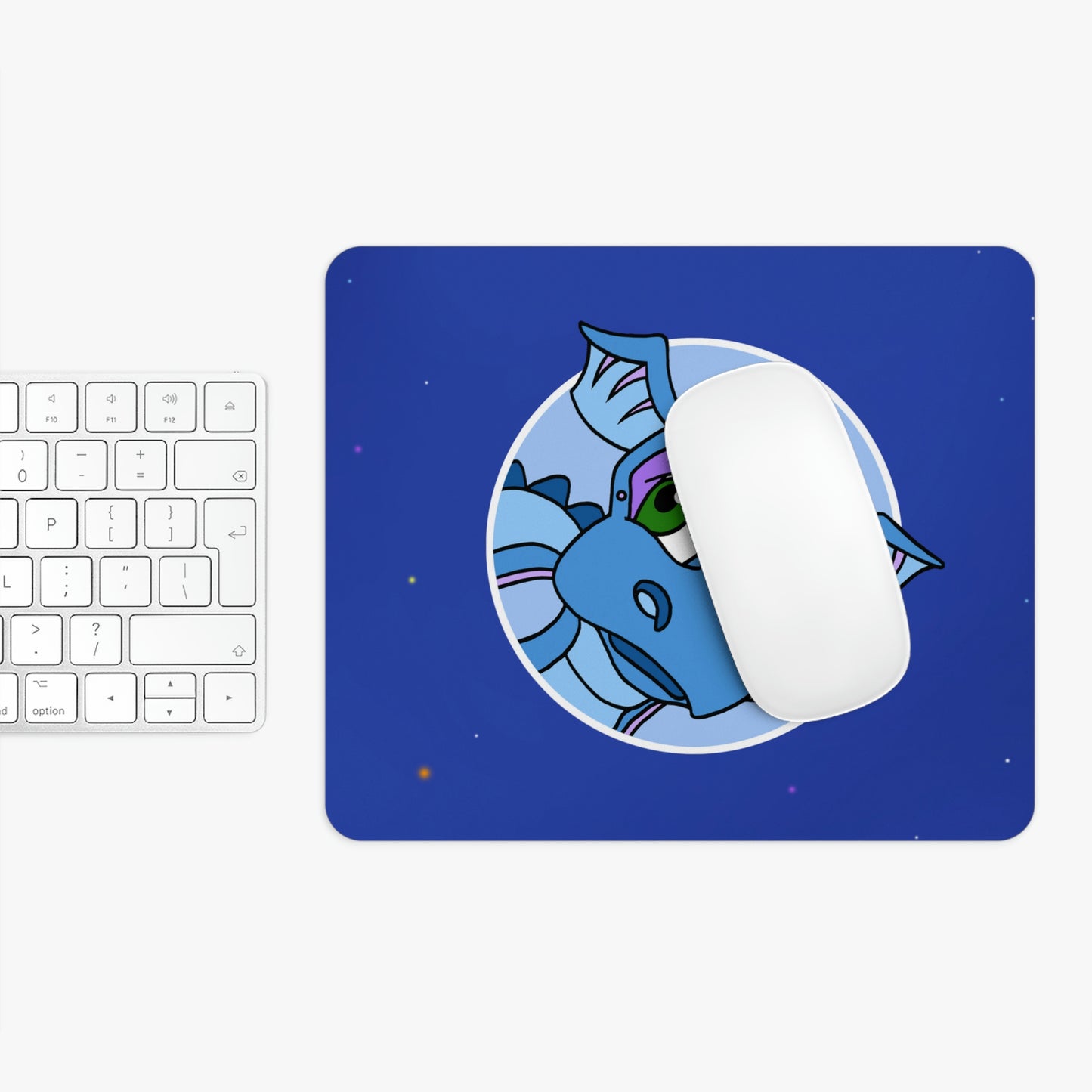 Triple Gratitude with Assorted Monsters! Rectangle Mouse Pad