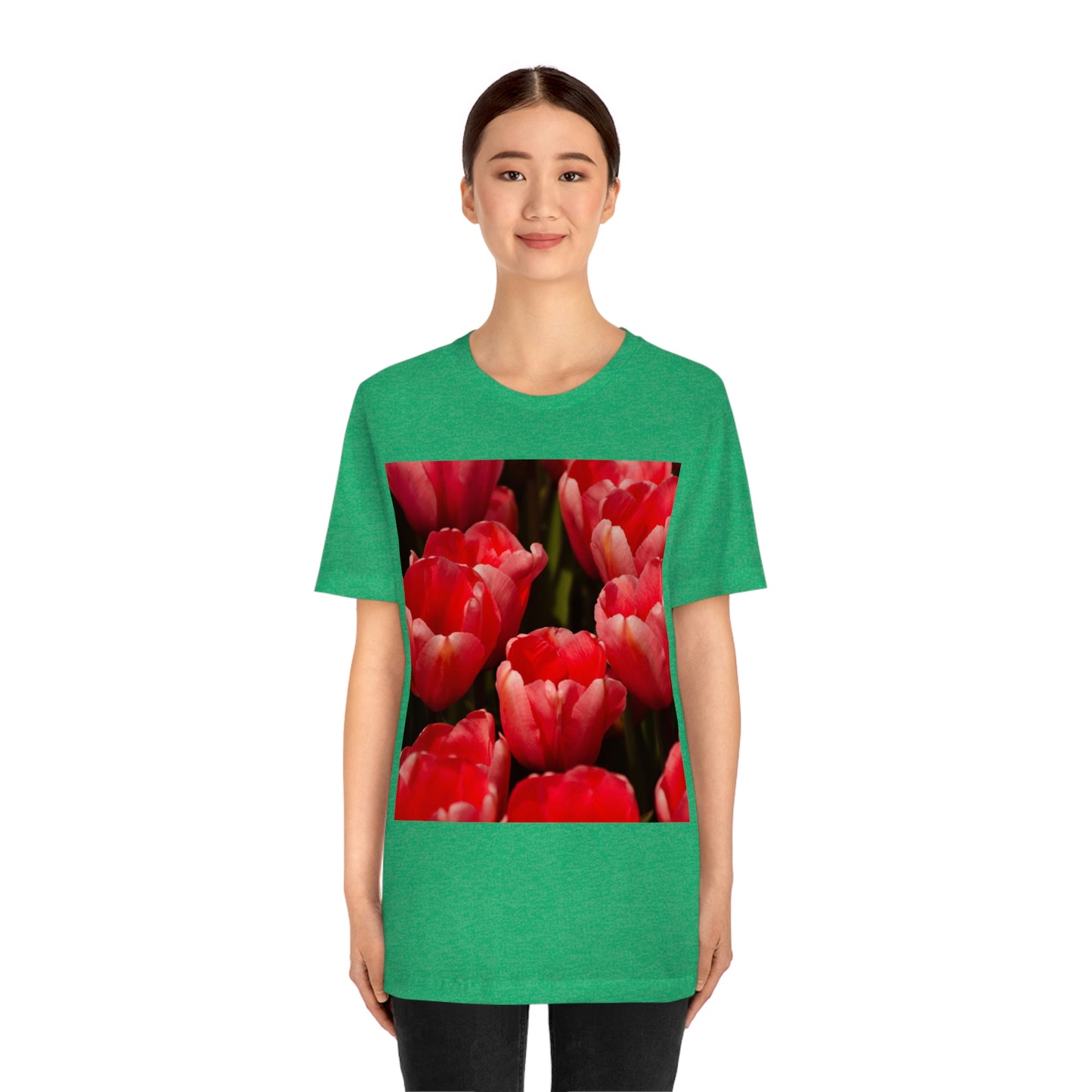 Flowers 09 Unisex Jersey Short Sleeve Tee