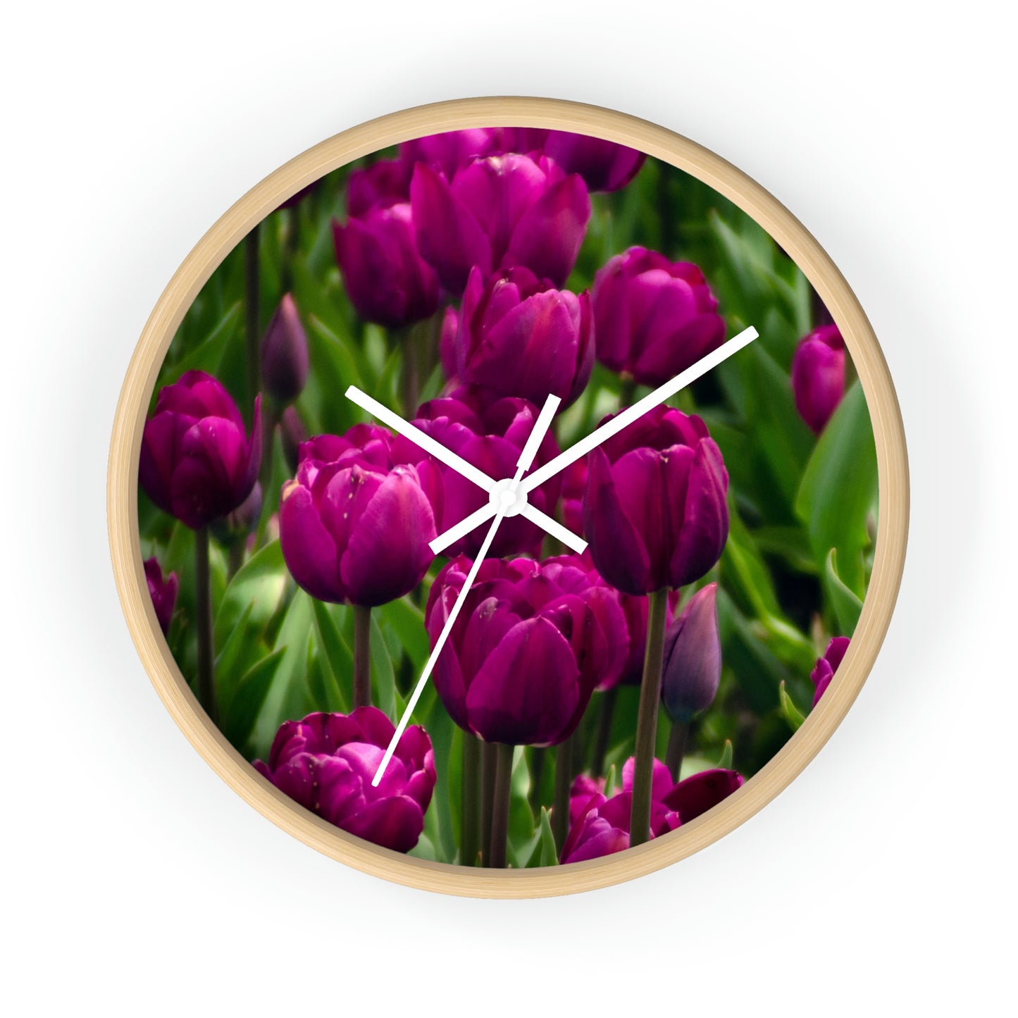 Flowers 20 Wall Clock