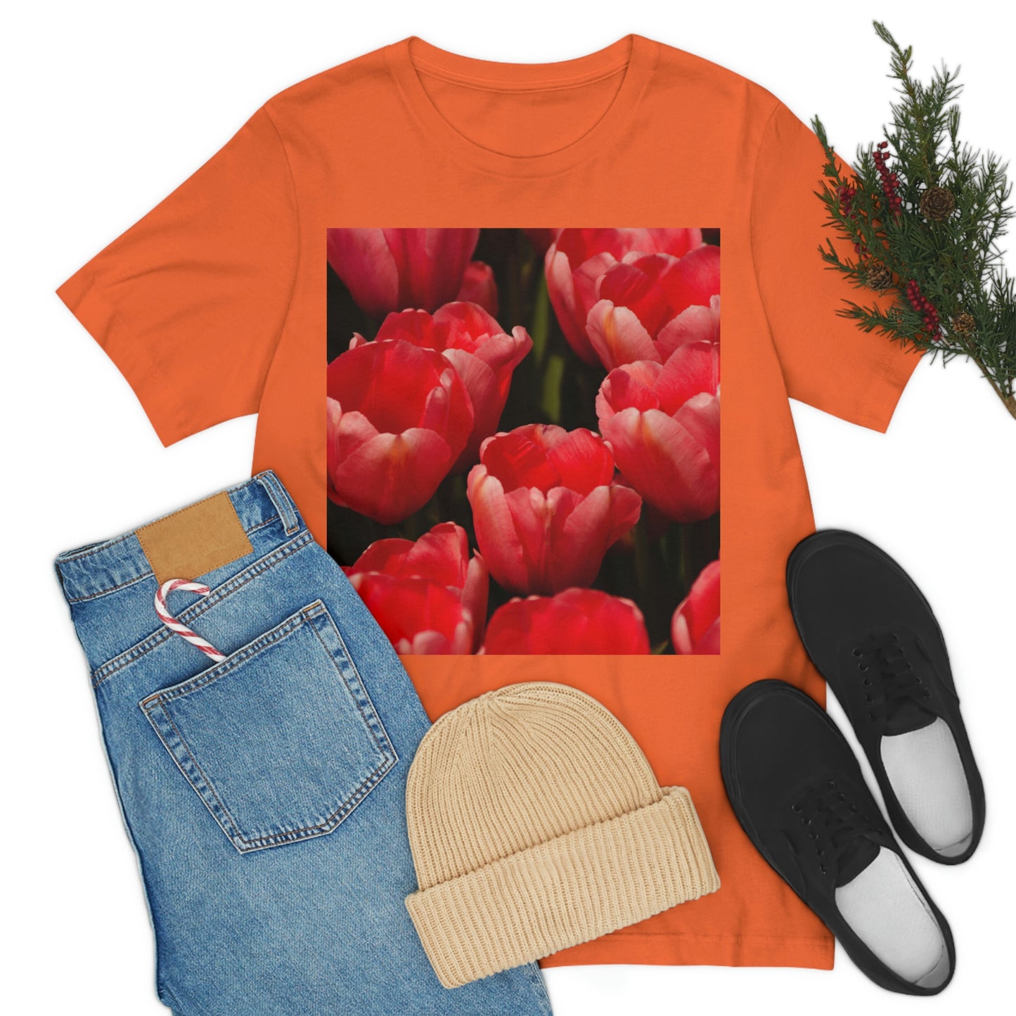 Flowers 09 Unisex Jersey Short Sleeve Tee
