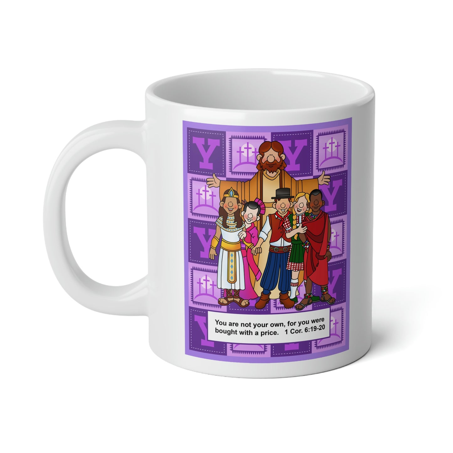 The Bible as Simple as ABC Y Jumbo Mug, 20oz