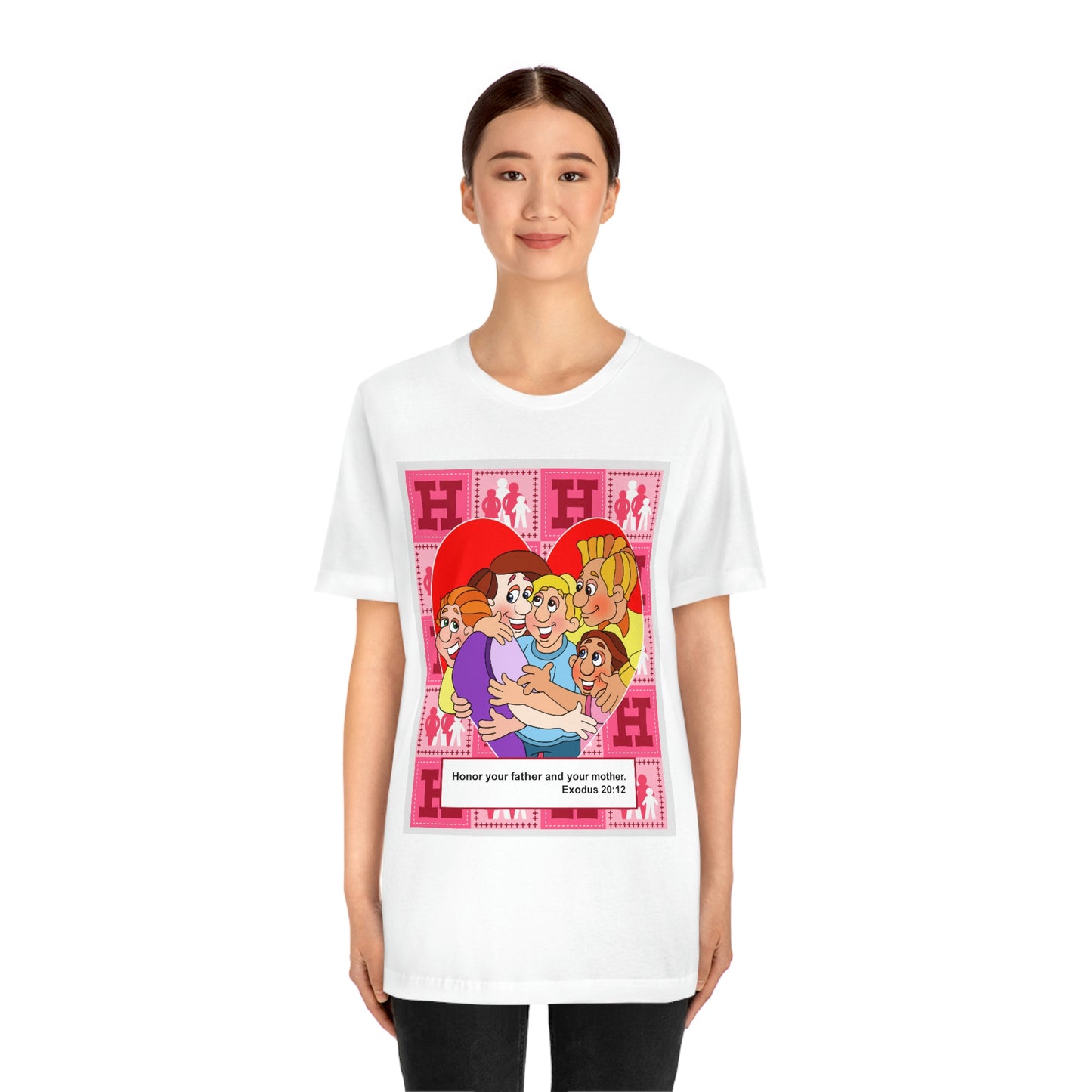 The Bible as Simple as ABC H Unisex Jersey Short Sleeve Tee