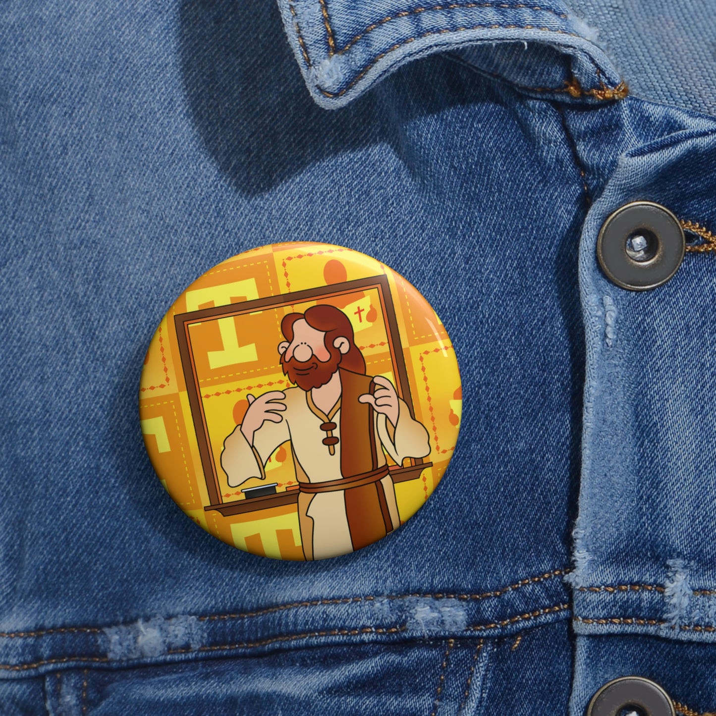 The Bible as Simple as ABC T Custom Pin Buttons