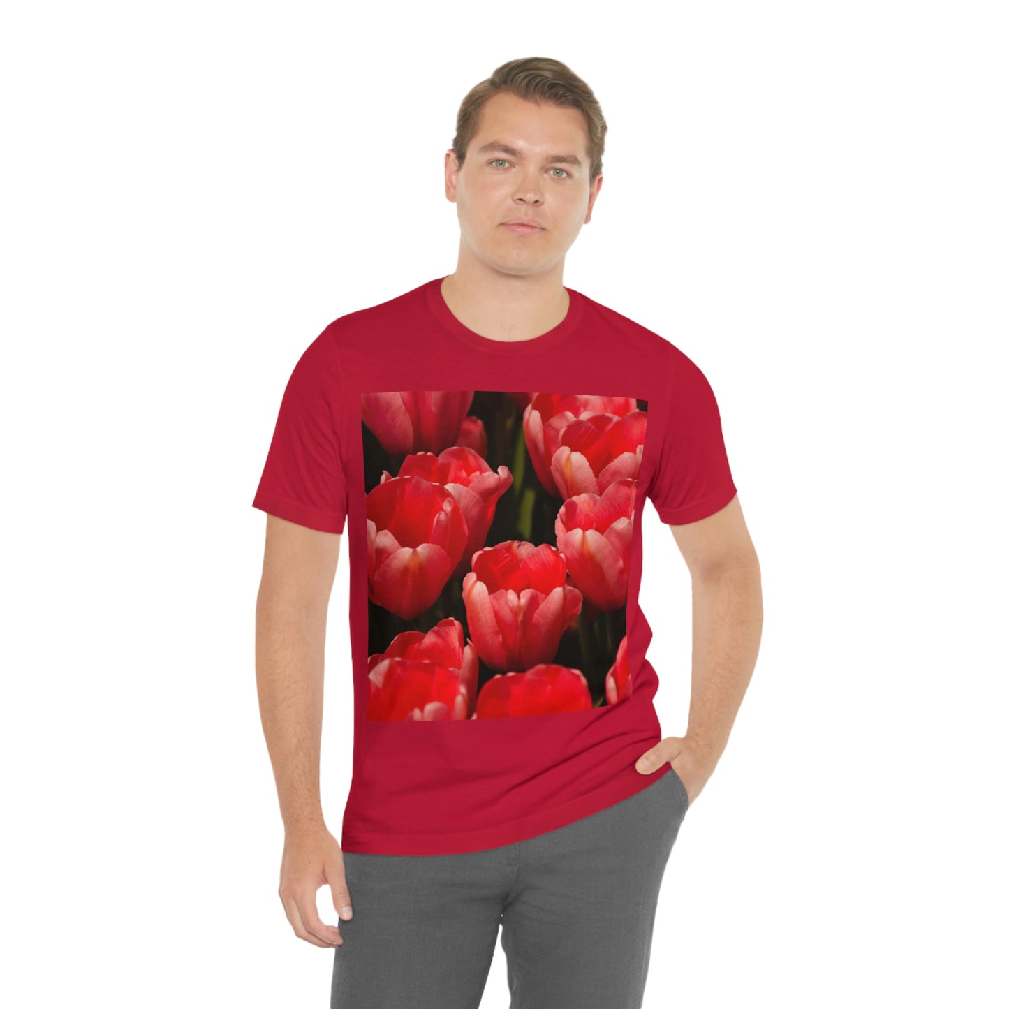 Flowers 09 Unisex Jersey Short Sleeve Tee