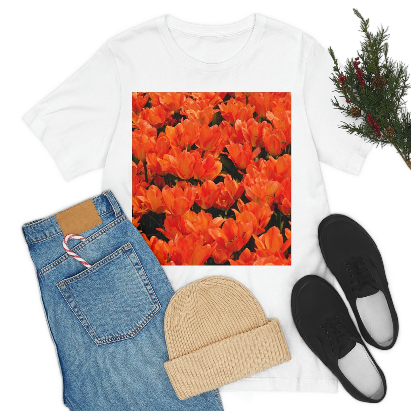 Flowers 03 Unisex Jersey Short Sleeve Tee