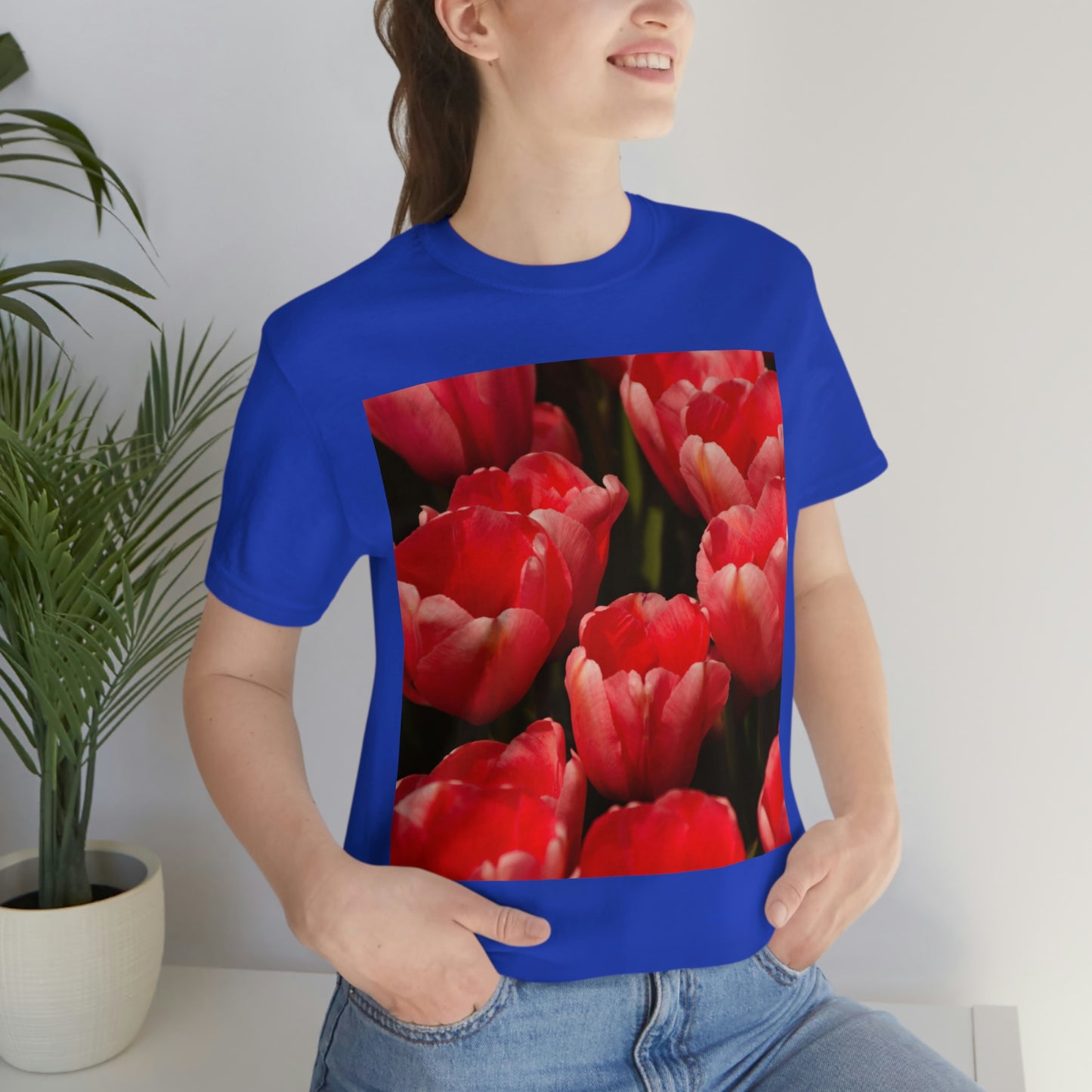 Flowers 09 Unisex Jersey Short Sleeve Tee
