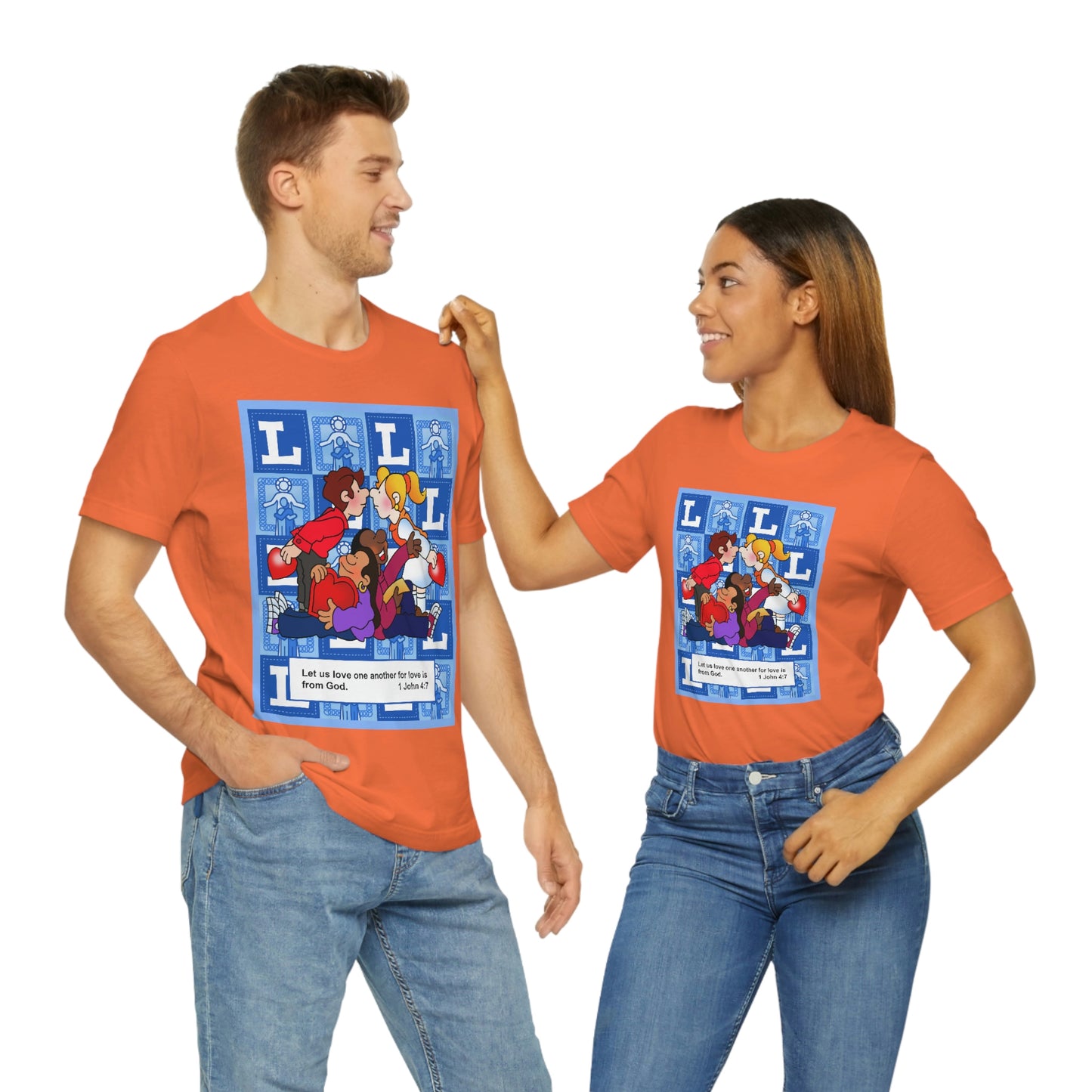 The Bible as Simple as ABC L Unisex Jersey Short Sleeve Tee