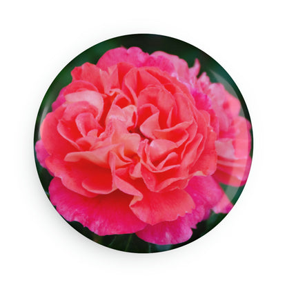 Flowers 08 Button Magnet, Round (1 & 10 pcs)