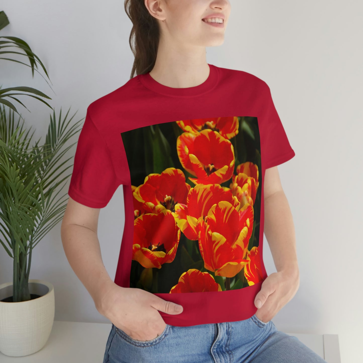 Flowers 19 Unisex Jersey Short Sleeve Tee