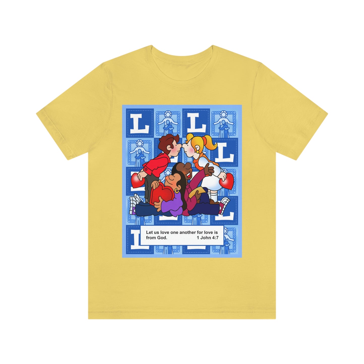 The Bible as Simple as ABC L Unisex Jersey Short Sleeve Tee