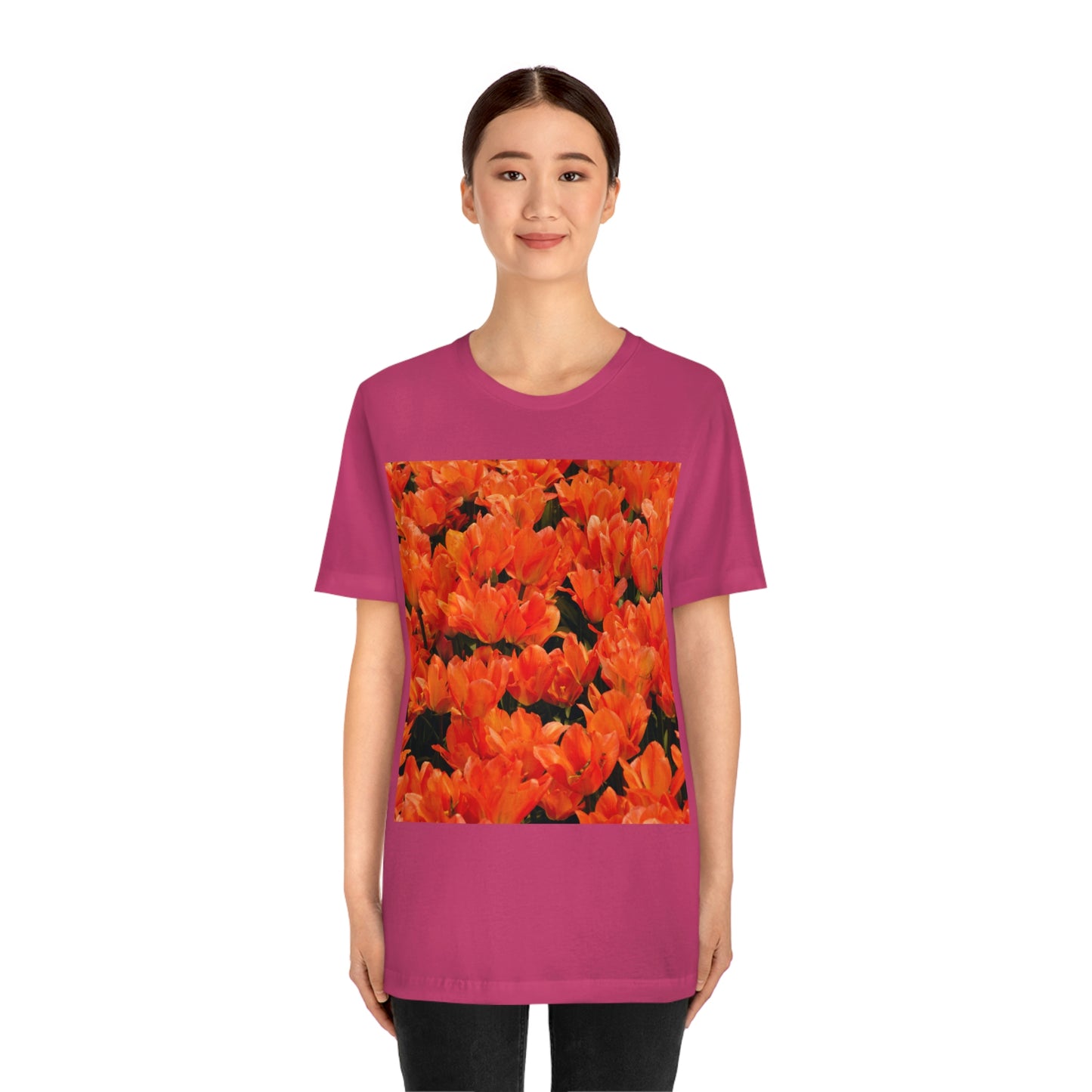 Flowers 03 Unisex Jersey Short Sleeve Tee