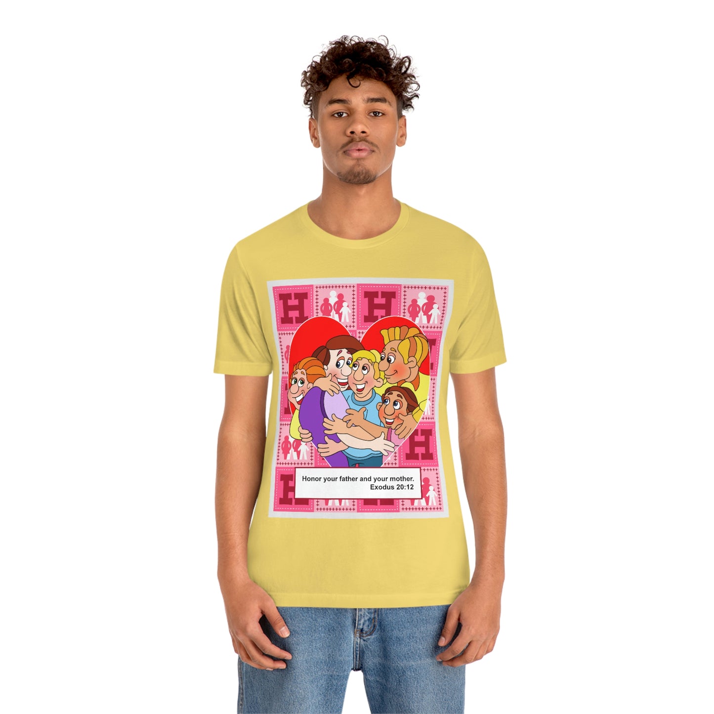 The Bible as Simple as ABC H Unisex Jersey Short Sleeve Tee