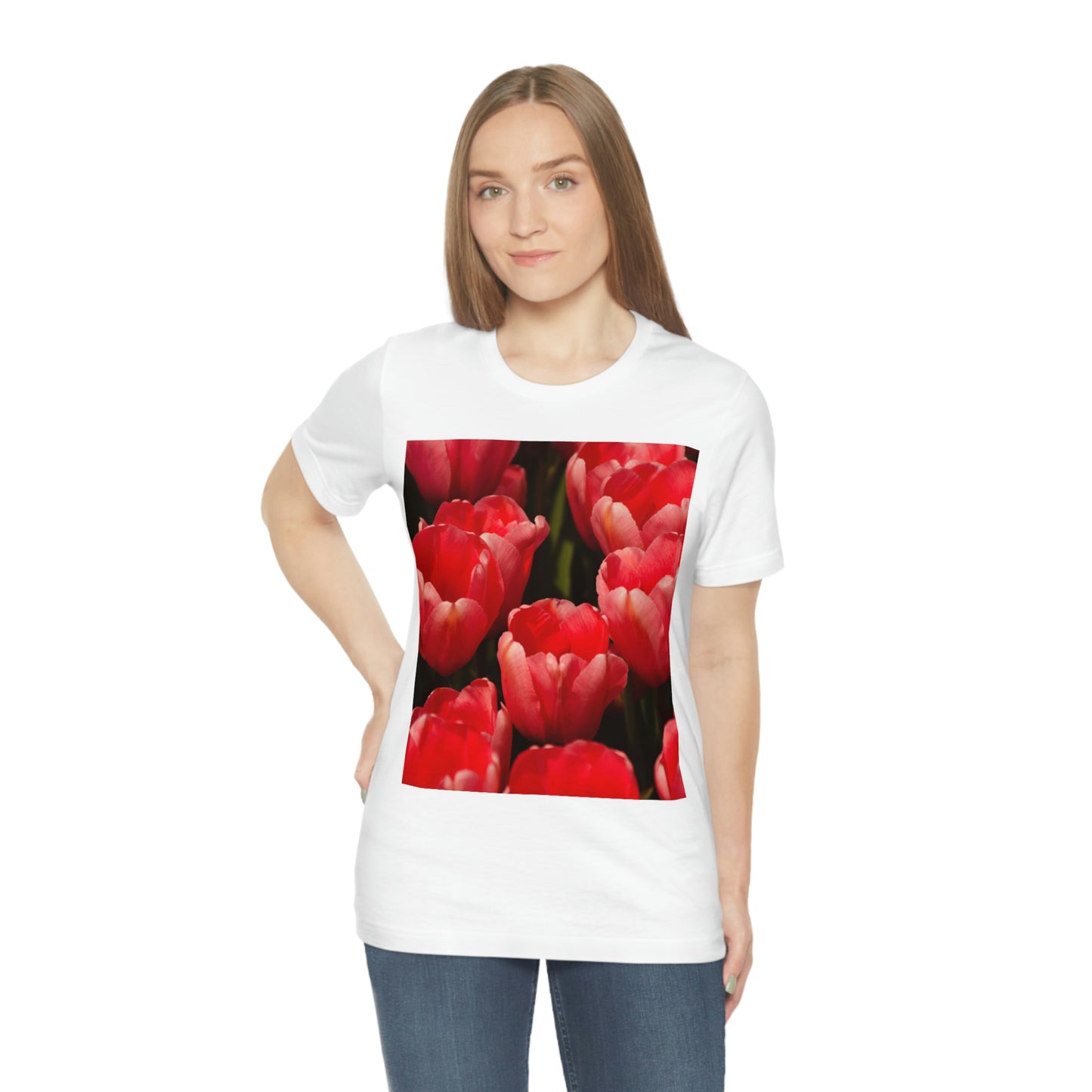 Flowers 09 Unisex Jersey Short Sleeve Tee