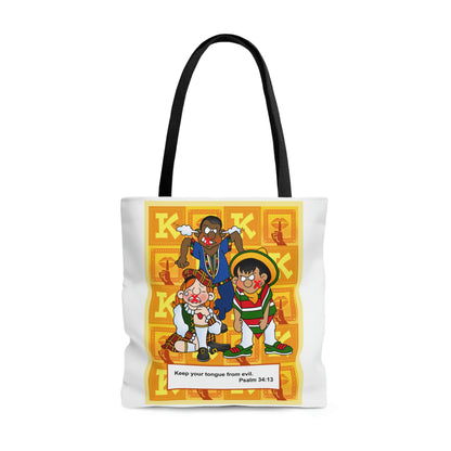 The Bible as Simple as ABC K AOP Tote Bag