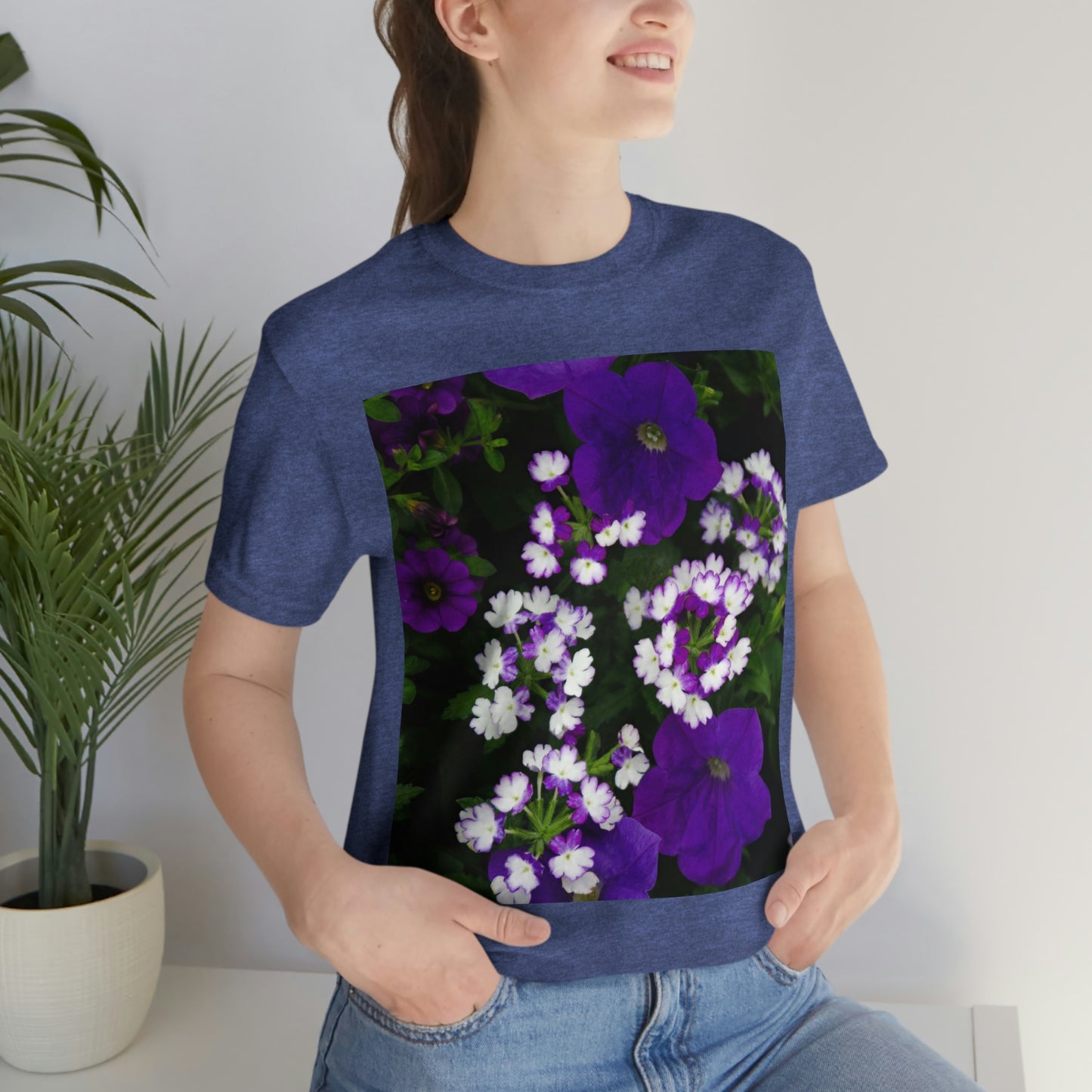 Flowers 04 Unisex Jersey Short Sleeve Tee