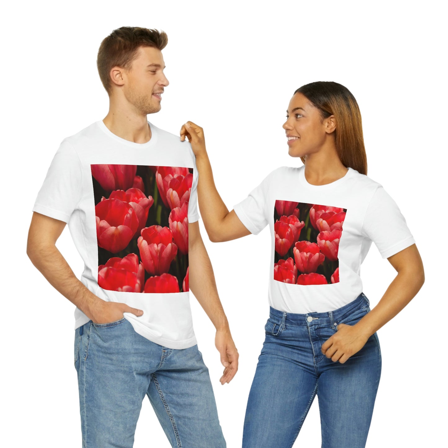 Flowers 09 Unisex Jersey Short Sleeve Tee