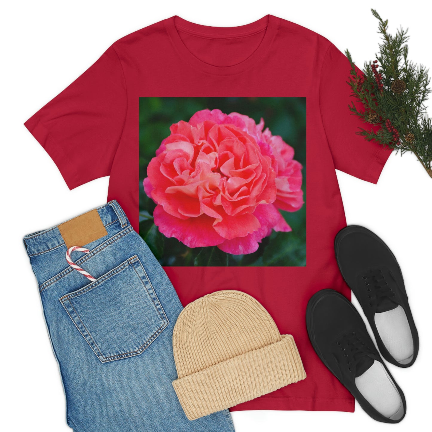 Flowers 08 Unisex Jersey Short Sleeve Tee