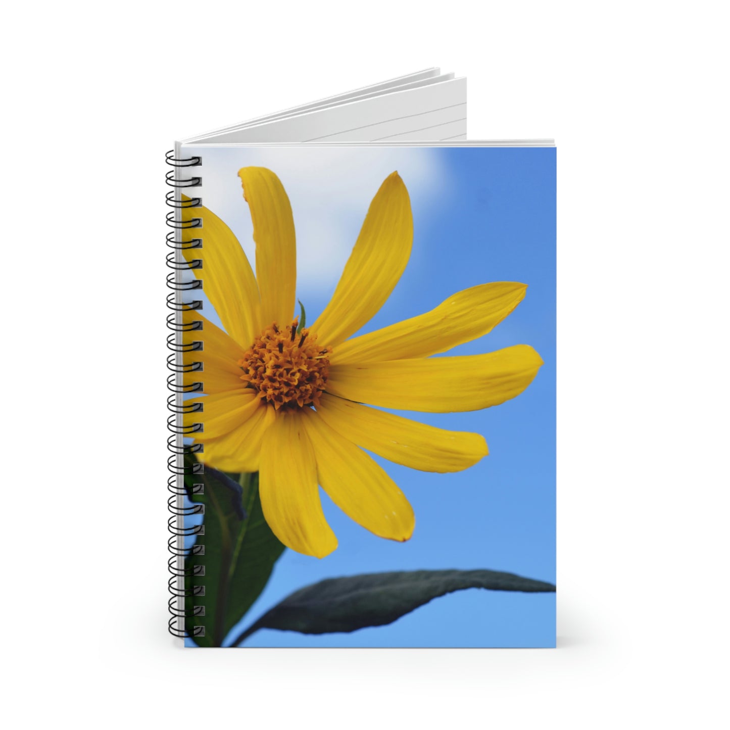 Flowers 32 Spiral Notebook - Ruled Line