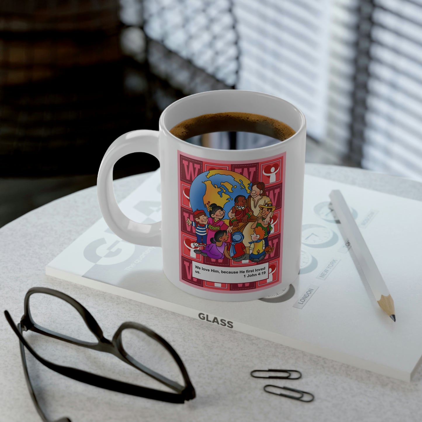 The Bible as Simple as ABC W Jumbo Mug, 20oz