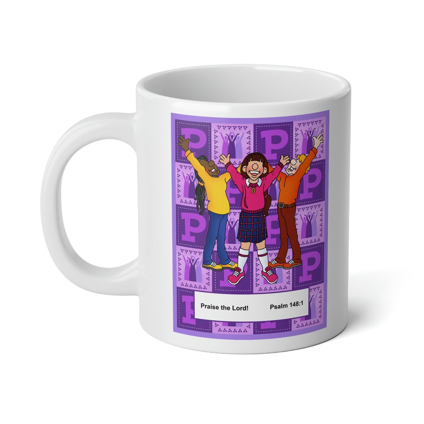 The Bible as Simple as ABC P Jumbo Mug, 20oz