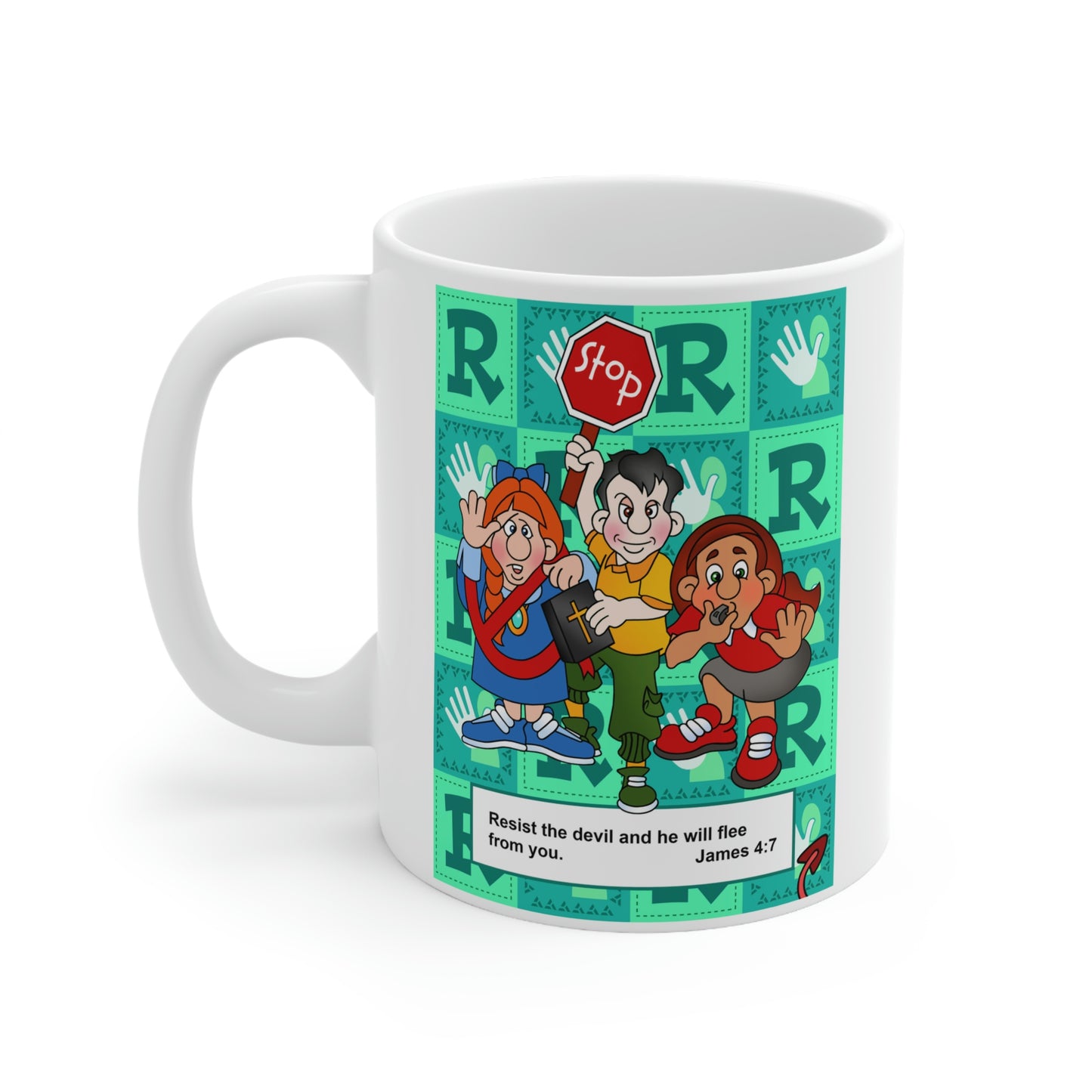 The Bible as Simple as ABC R Ceramic Mug 11oz