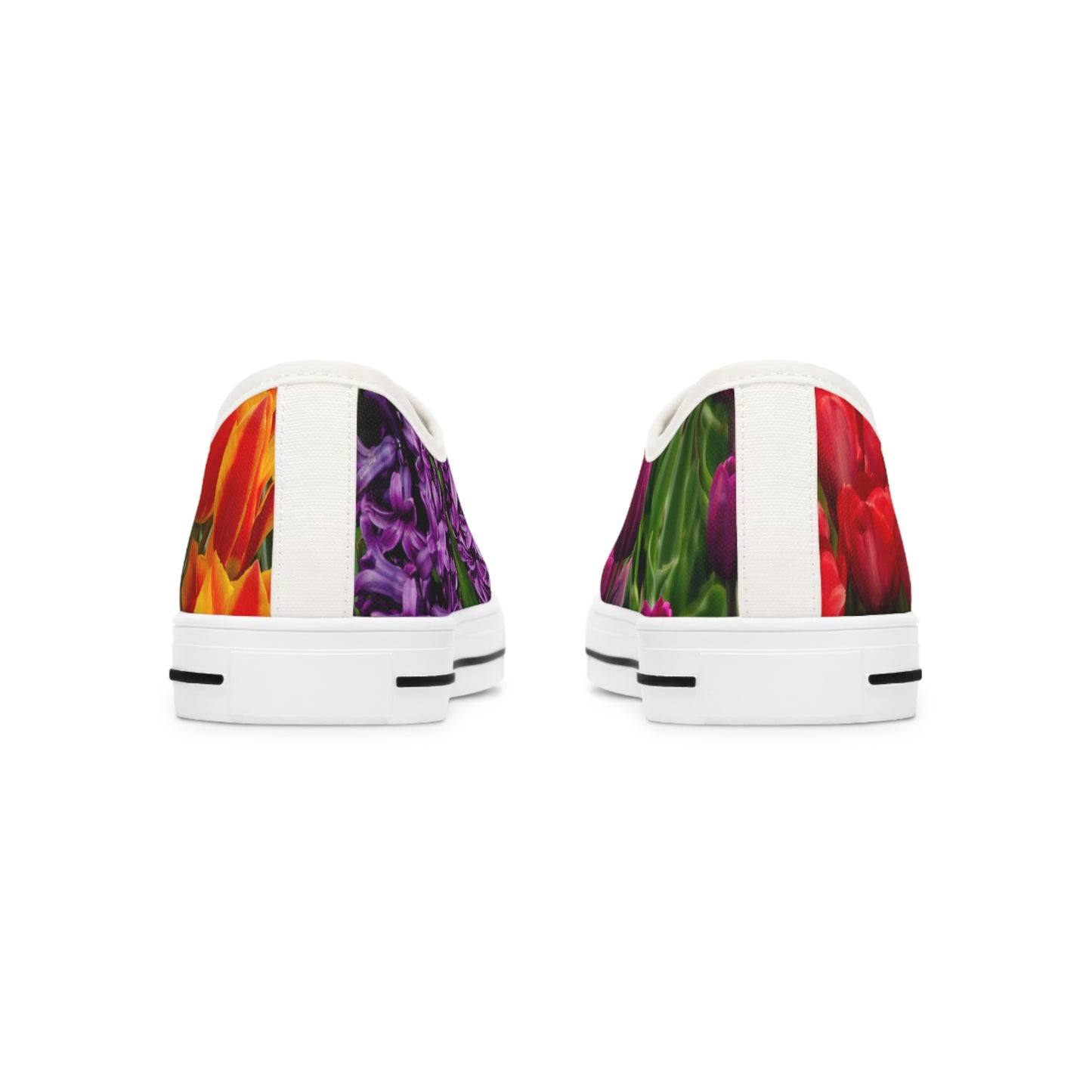 Flower Set 6 Women's Low Top Sneakers