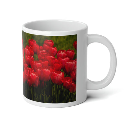 Flowers 22 Jumbo Mug, 20oz