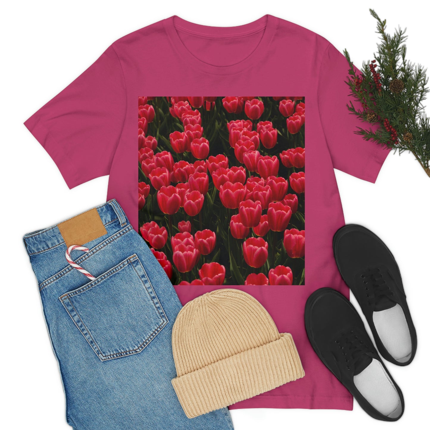 Flowers 24 Unisex Jersey Short Sleeve Tee