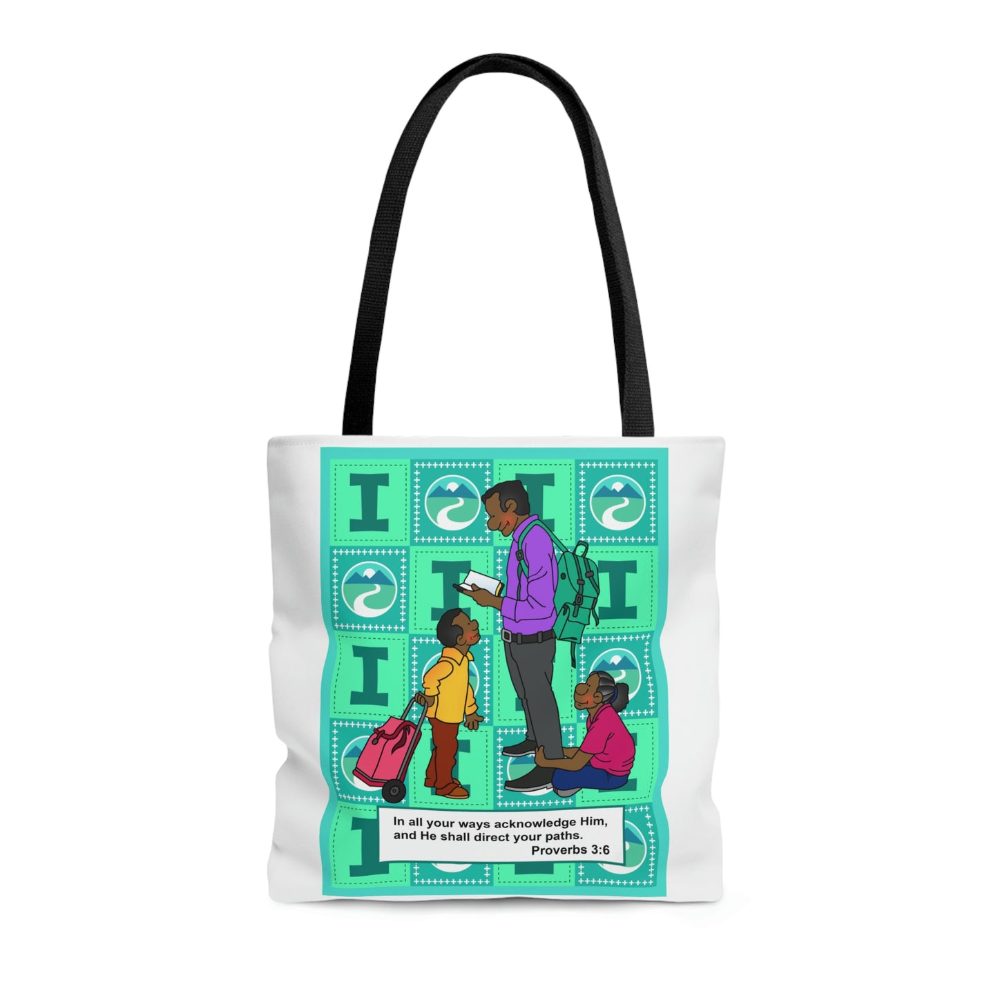 The Bible as Simple as ABC I AOP Tote Bag