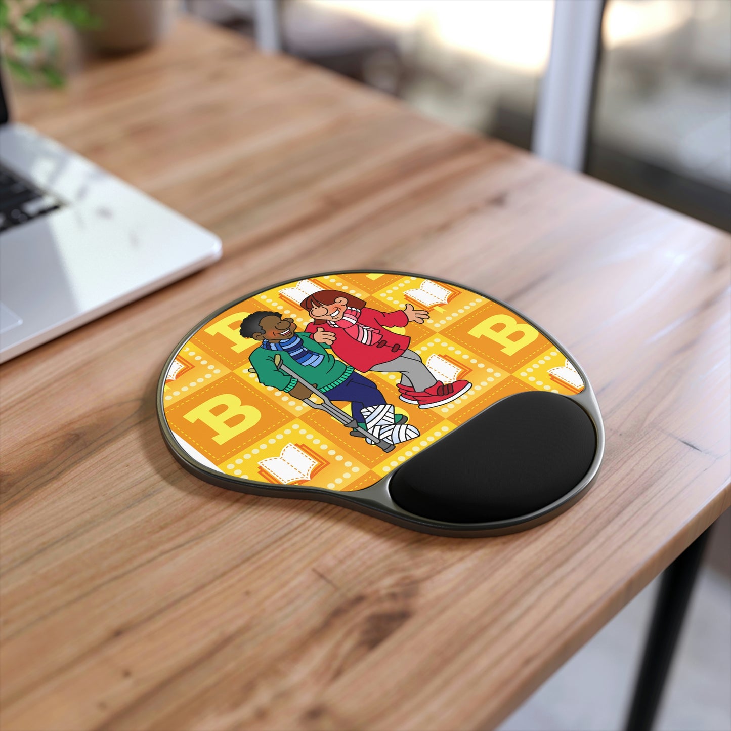 The Bible as Simple as ABC B Mouse Pad With Wrist Rest