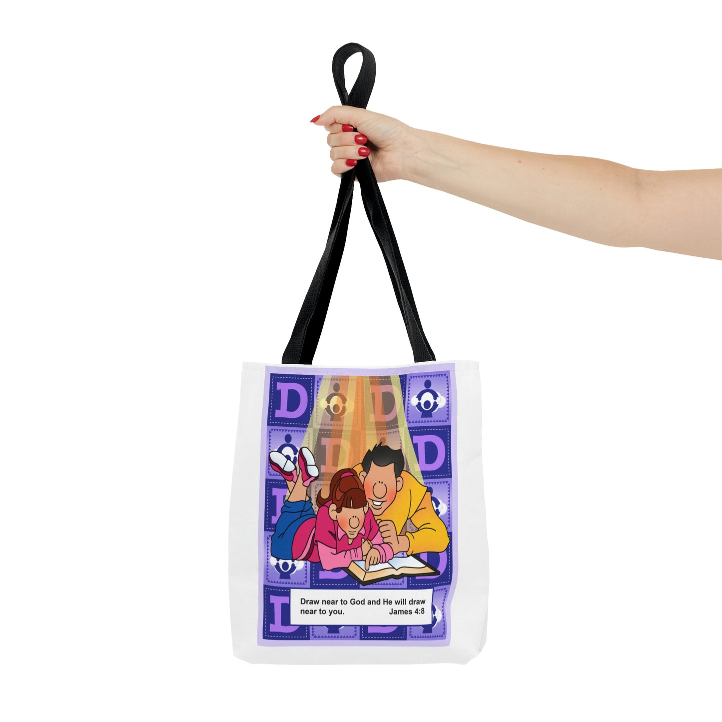 The Bible as Simple as ABC D AOP Tote Bag