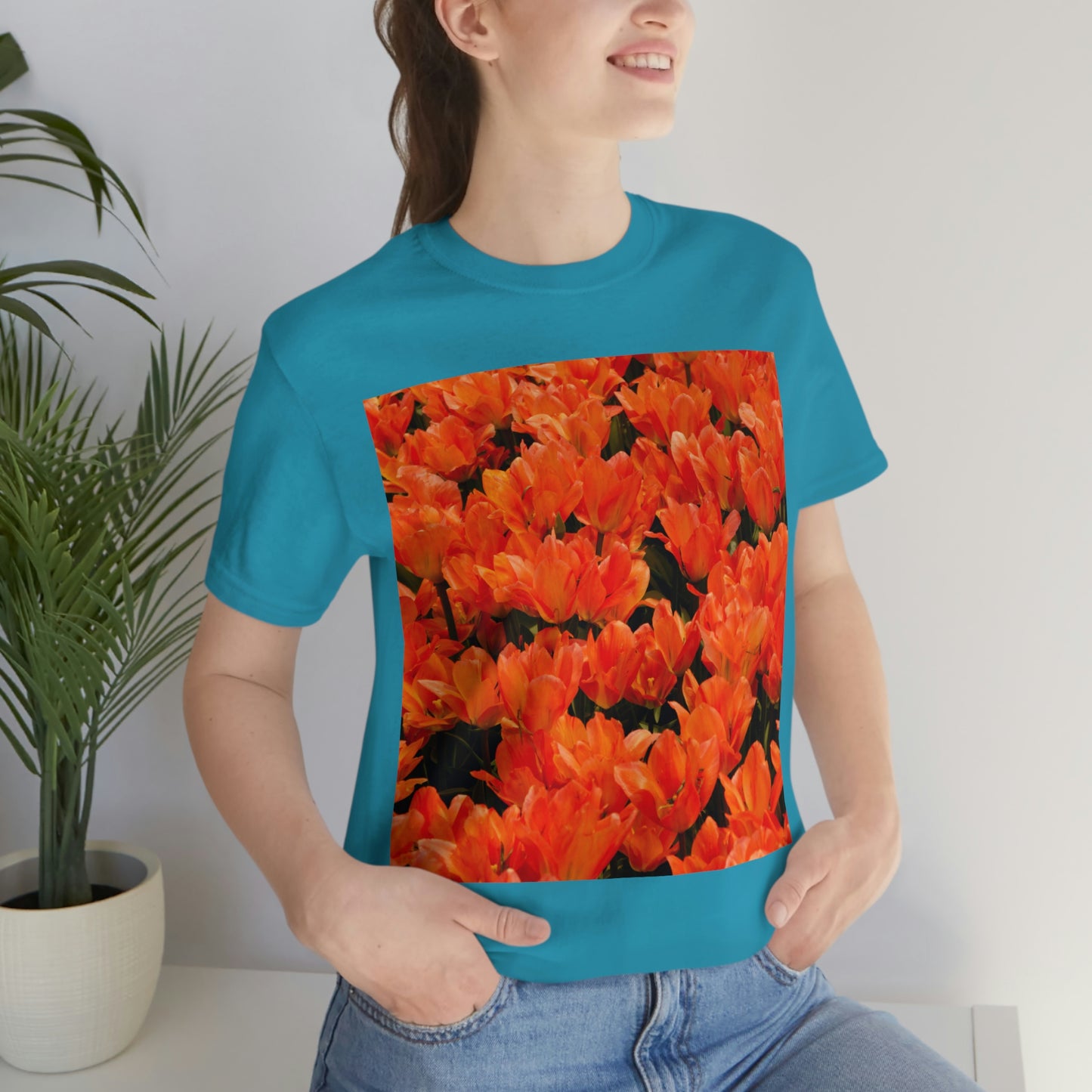 Flowers 03 Unisex Jersey Short Sleeve Tee