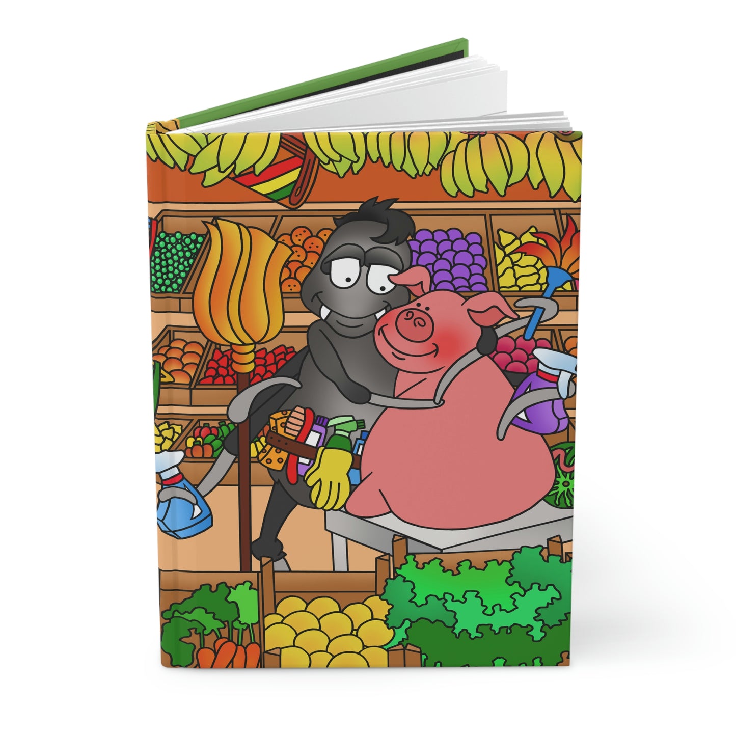 Anansi and the Market Pig Hardcover Journal Matte