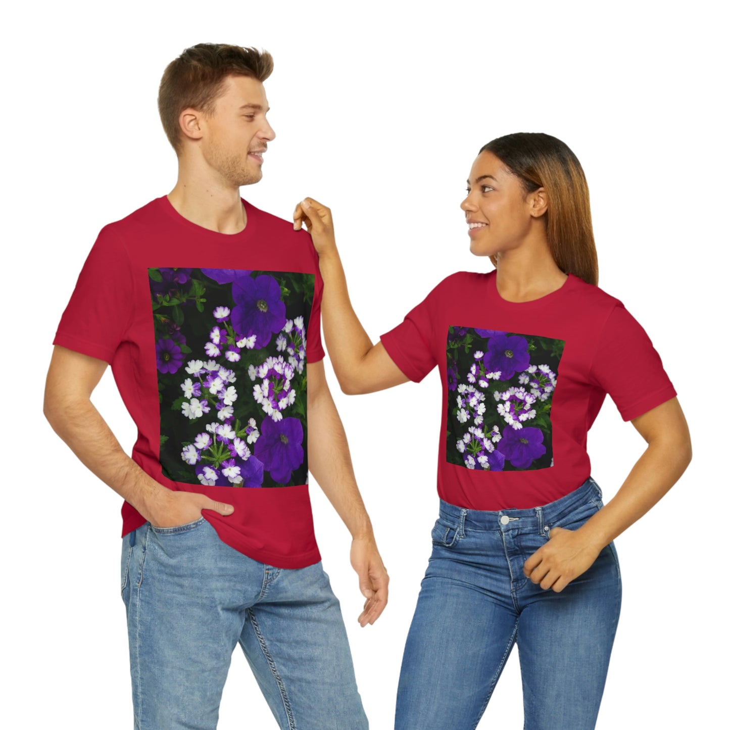 Flowers 04 Unisex Jersey Short Sleeve Tee