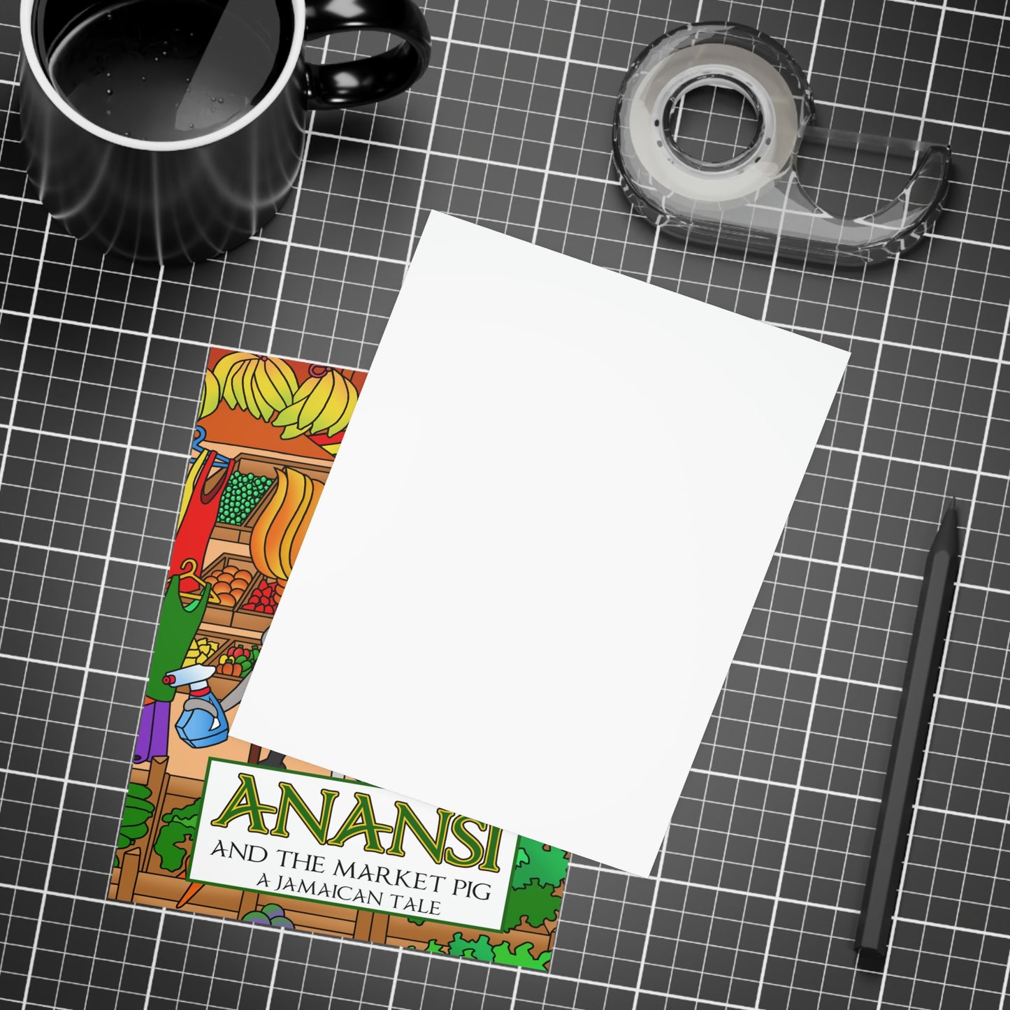 Anansi and the Market Pig Greeting Card Bundles (envelopes not included)